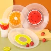Wedding candy plate, plastic PP fruit and nut plate, rural festive "Fu" character, housewarming for the New Year 2021 new style fruit plate details Picture